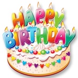 Birthday Cake and Balloons sticker pack