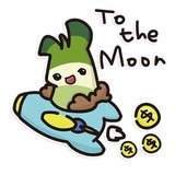 Crypto Loser Leek sticker pack