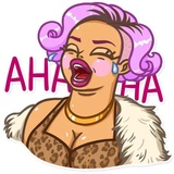 Miss Curvy sticker pack