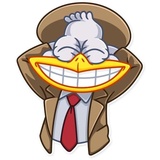 Detective Caplini sticker pack