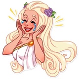 Girl in Love sticker pack