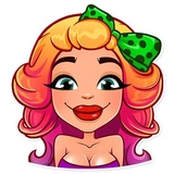 Glamour Puss sticker pack