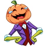 Jack Pumpkin Head sticker pack