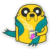 Jake the Dog sticker pack