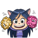 Kitty the Witch sticker pack