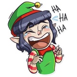 Santa's little helper sticker pack