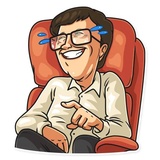 Bill Gates sticker pack