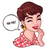 Miss Hepburn sticker pack