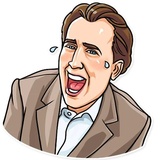 Nicolas Cage sticker pack