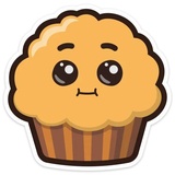 Muffin sticker pack