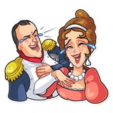 Napoleon and Josephine sticker pack