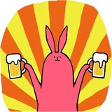 Pink Rabbit sticker pack