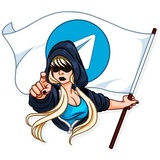 Resistance Girl sticker pack