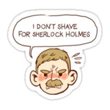 Sherlock BBC sticker pack
