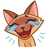 Siamese Kitty sticker pack