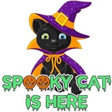 Spooky Cat sticker pack