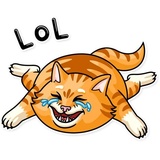 Striped Cat sticker pack