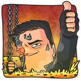 Cinema Male Heroes sticker pack