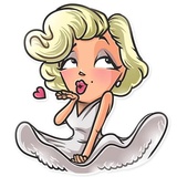 Cinema Female Heroes sticker pack