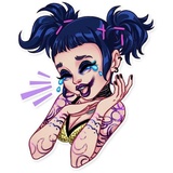 The Witness Girl sticker pack