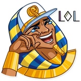 Pharaoh Vadidas sticker pack