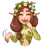 Wood Nymph sticker pack