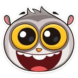 Bin the Lemur sticker pack