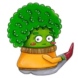 Broccoli sticker pack