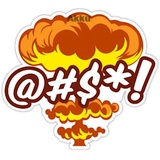 Comic Typo sticker pack