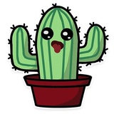 Cactus sticker pack