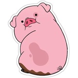 Waddles_pig