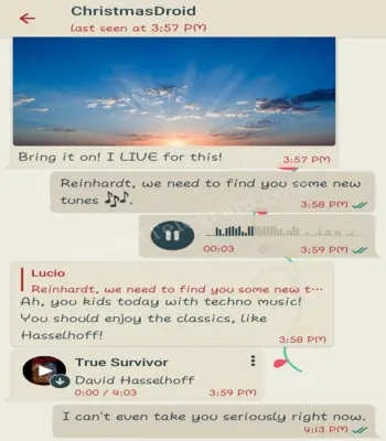 Christmas Droid preview