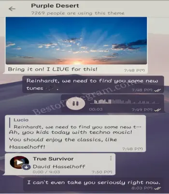 Purple desert preview