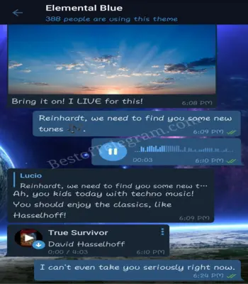 Elemental Blue preview